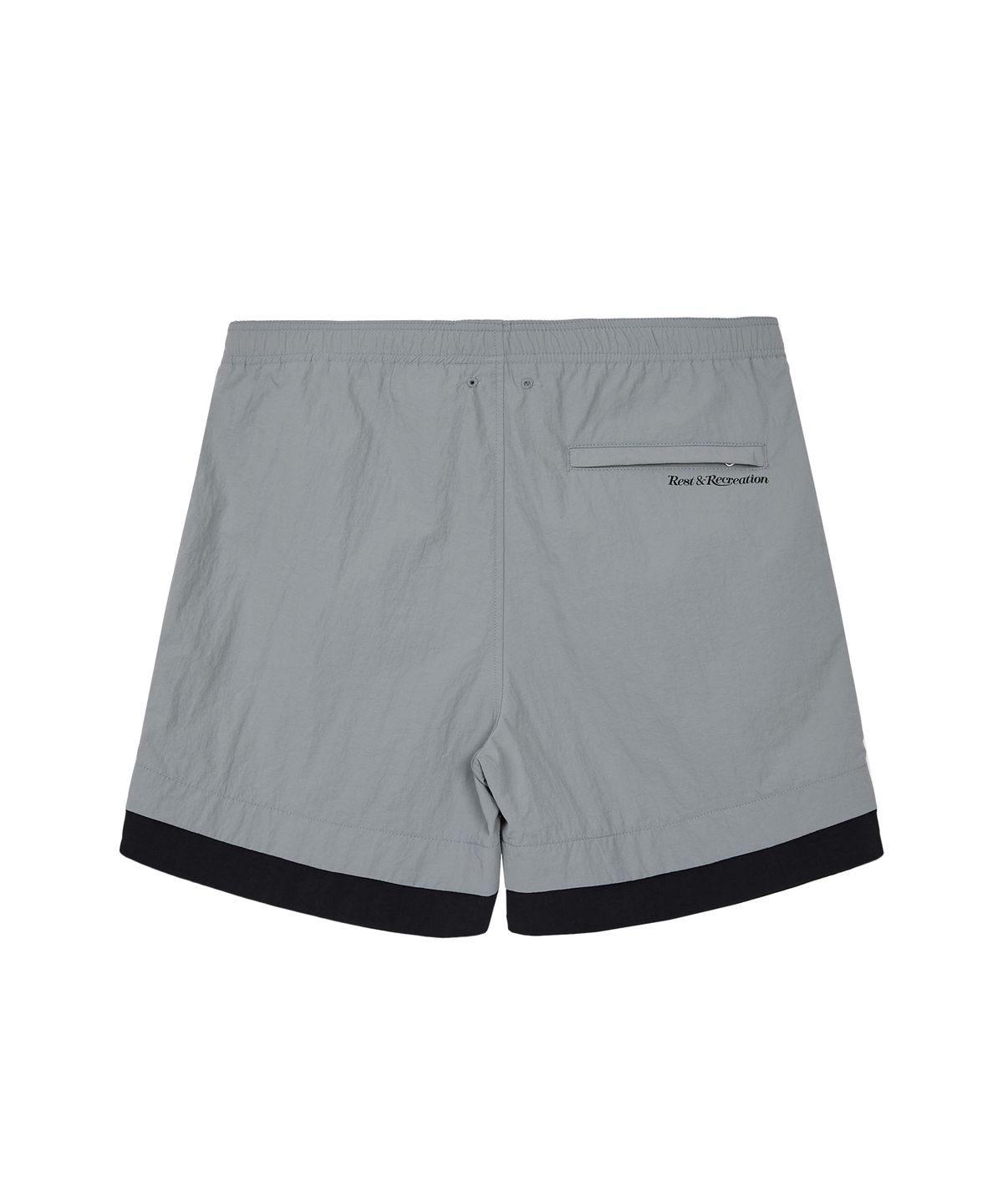 레스트앤레크레이션(REST&RECREATION) LAYERED SWIM SHORTS - GREY