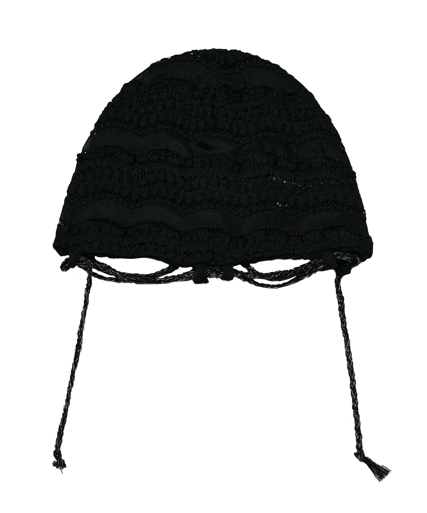 ●typeservice● Strap Detail Textured Beanie Black OSTA09BKF MUSINSA | TYPESERVICE Strap Detail Textured Beanie [Black]