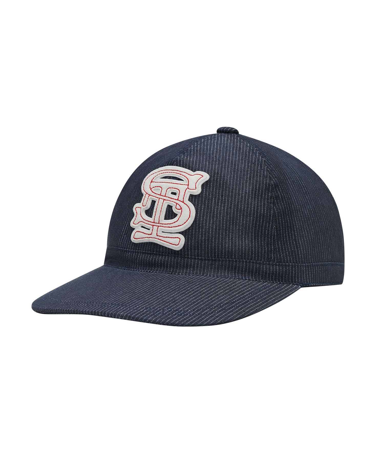 ●typeservice● Patched Wide Brim Cap Navy OSTA03NVF MUSINSA | TYPESERVICE Patched Wide Brim Cap [Navy]