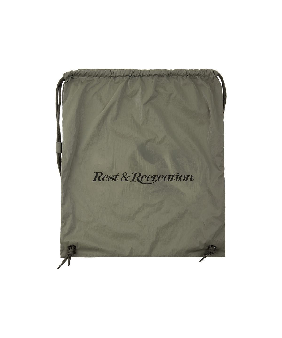 레스트앤레크레이션(REST&RECREATION) NYLON RUNNING BAG - KHAKI