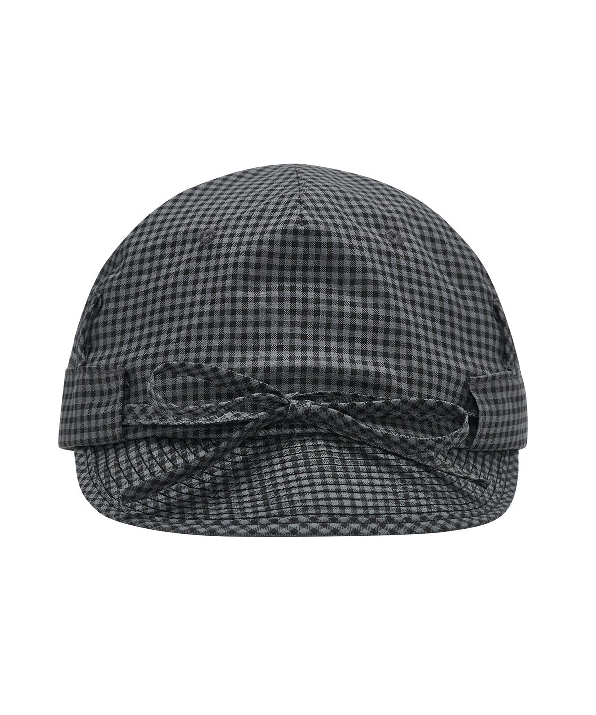 타입서비스(TYPESERVICE) Checkered Ribbon Cap [Charcoal]