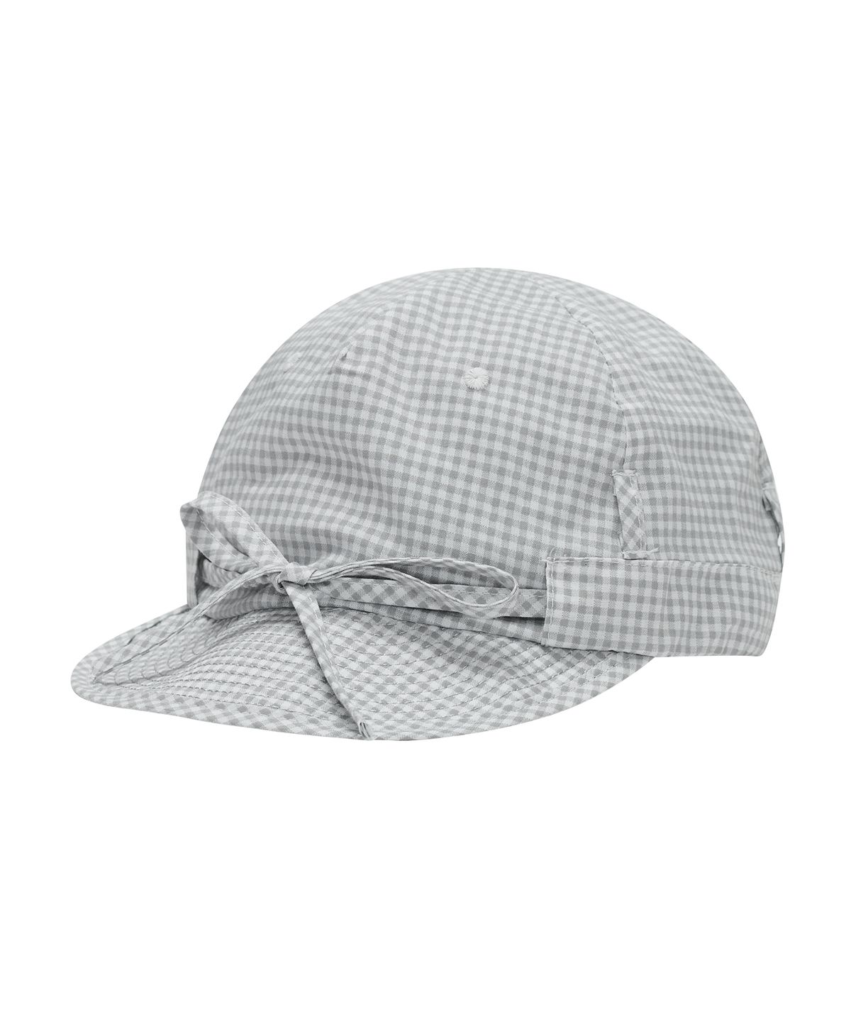 타입서비스(TYPESERVICE) Checkered Ribbon Cap [Gray]