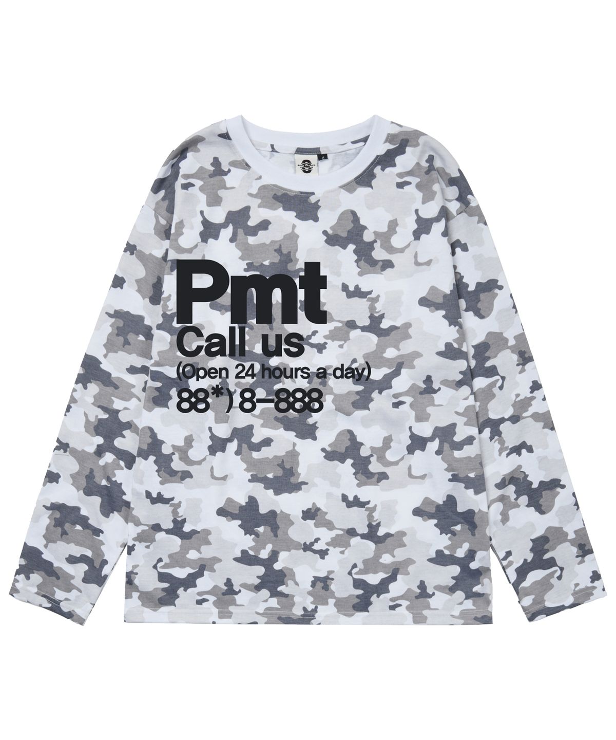 프라임에이트(PRIMATE) CALL US 오버핏 카모 롱 슬리브 3 COLORS