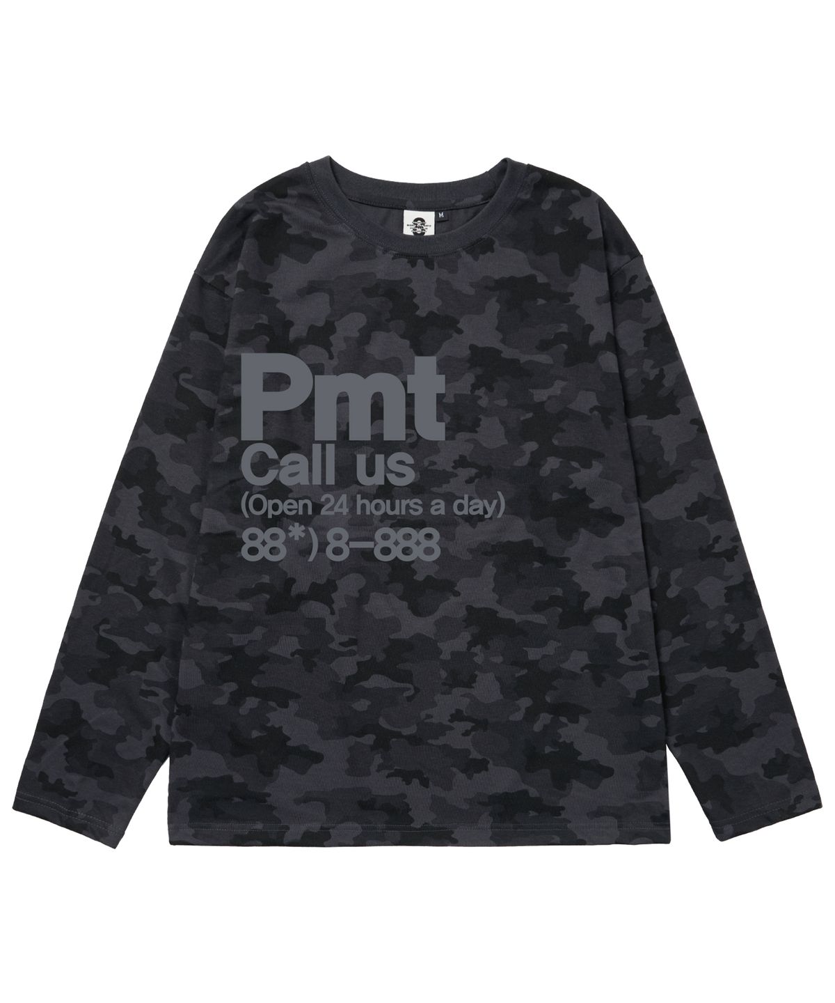 프라임에이트(PRIMATE) CALL US 오버핏 카모 롱 슬리브 3 COLORS