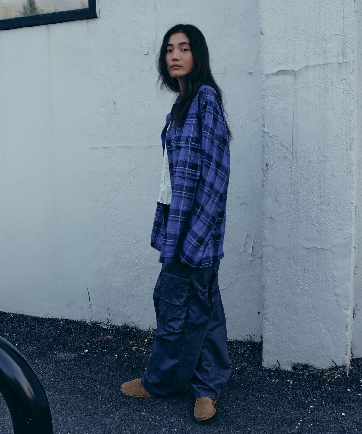 프리터(FRITUR) Kyoto Cargo Pants Blue_F251PT01