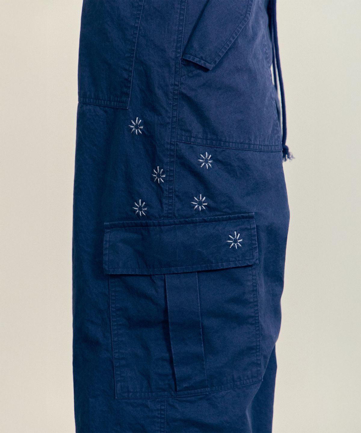 프리터(FRITUR) Kyoto Cargo Pants Blue_F251PT01