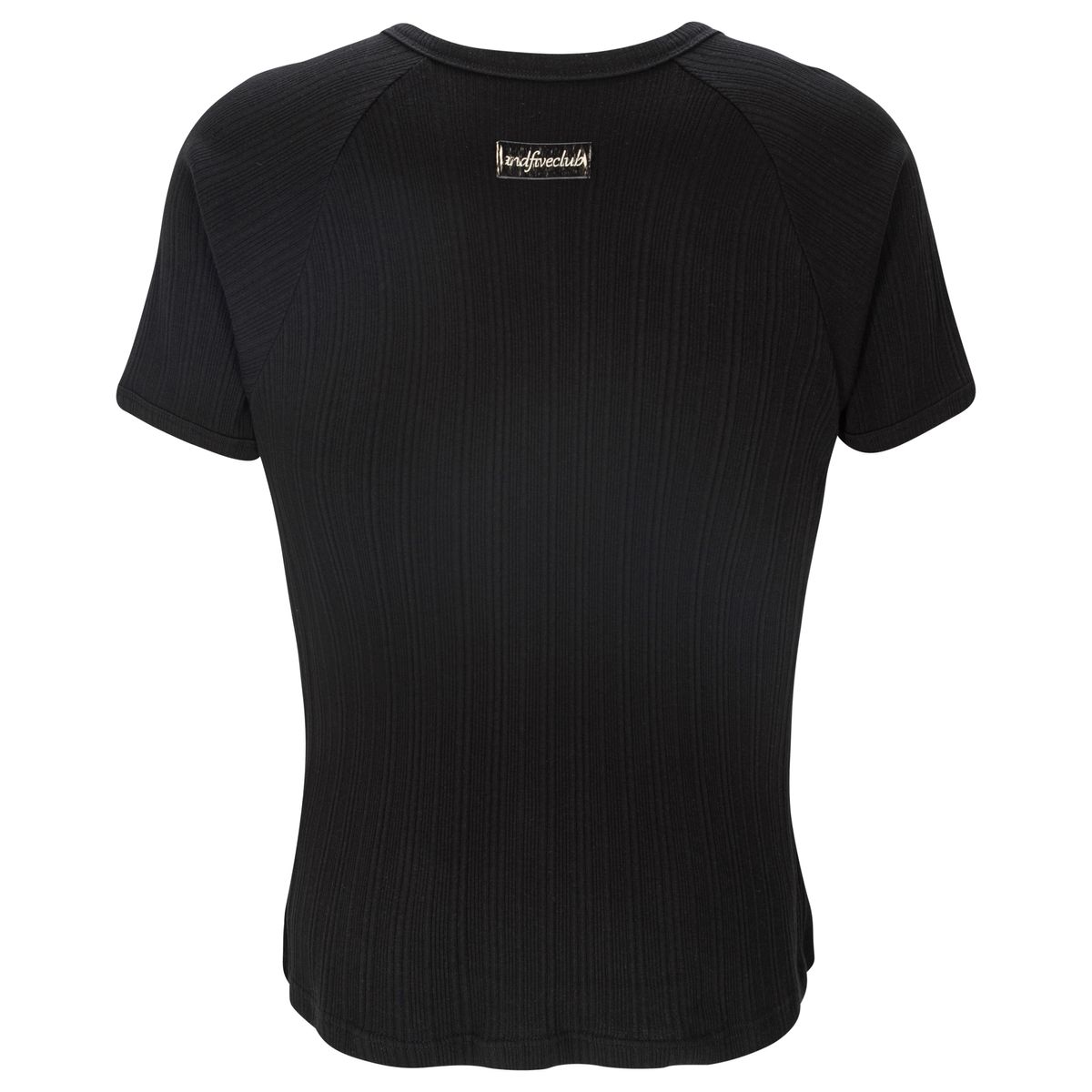 엔드파이브클럽(ANDFIVECLUB) henley neck raglan short sleeve [black]