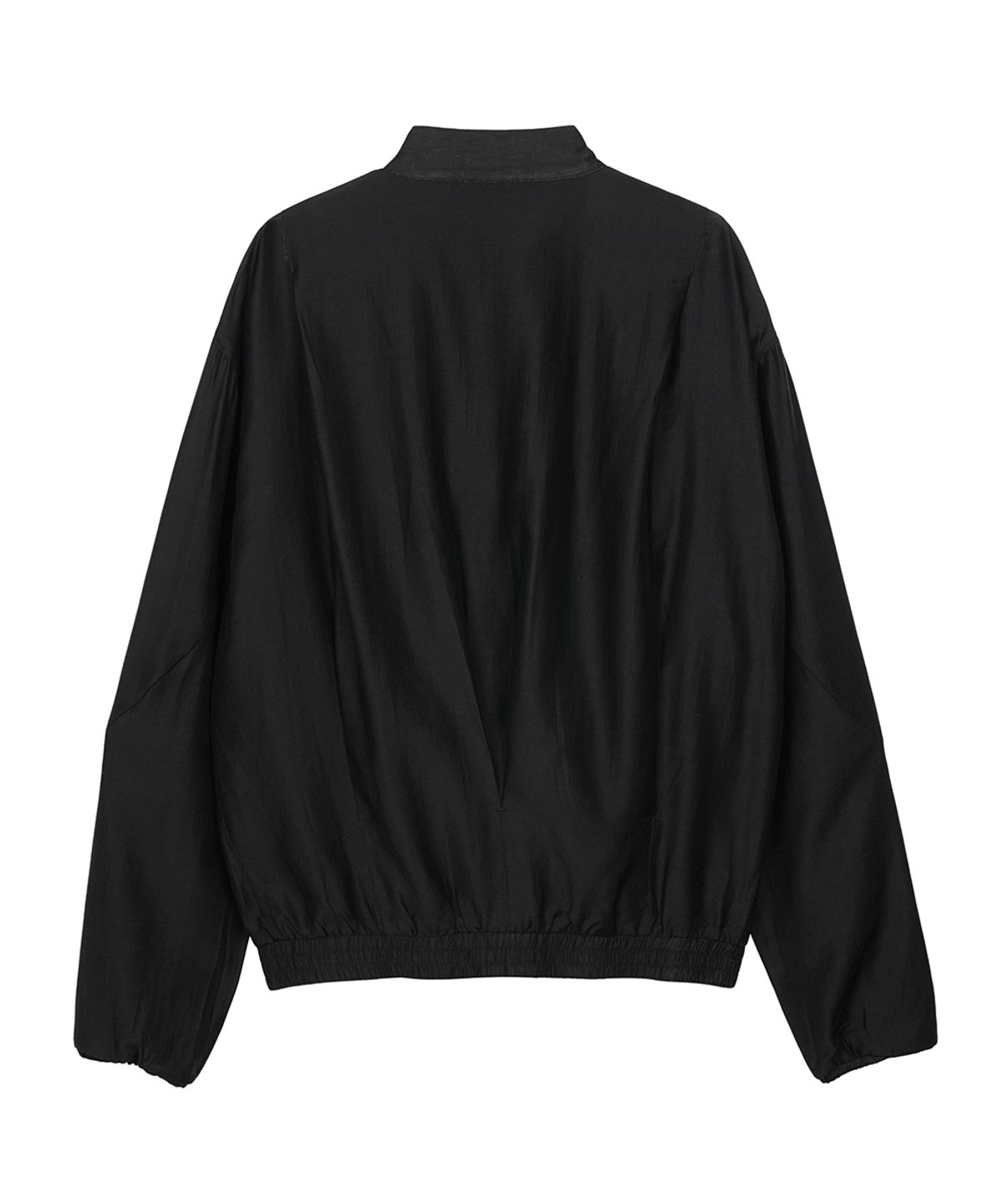 이예(YIYAE) Aether Plissé Sheer Jacket Black