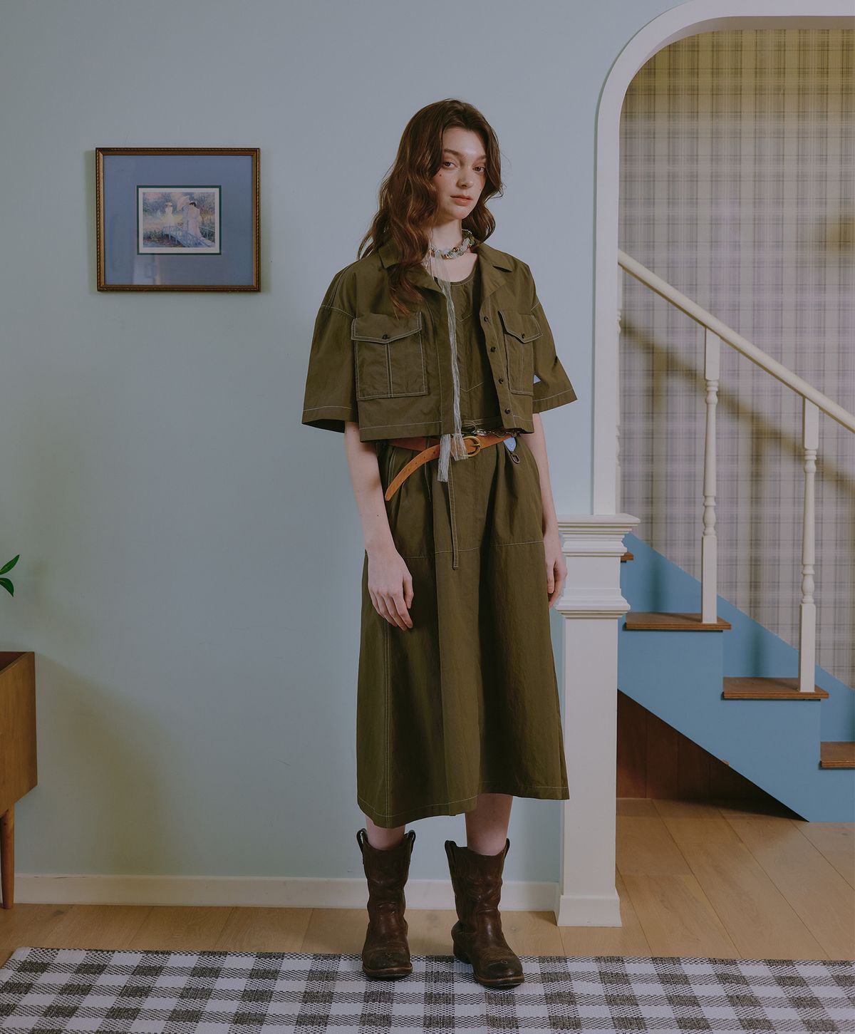 누크피터(NUUKFITTER) HUNTER PACKABLE ONEPIECE_WOMEN [KHAKI]