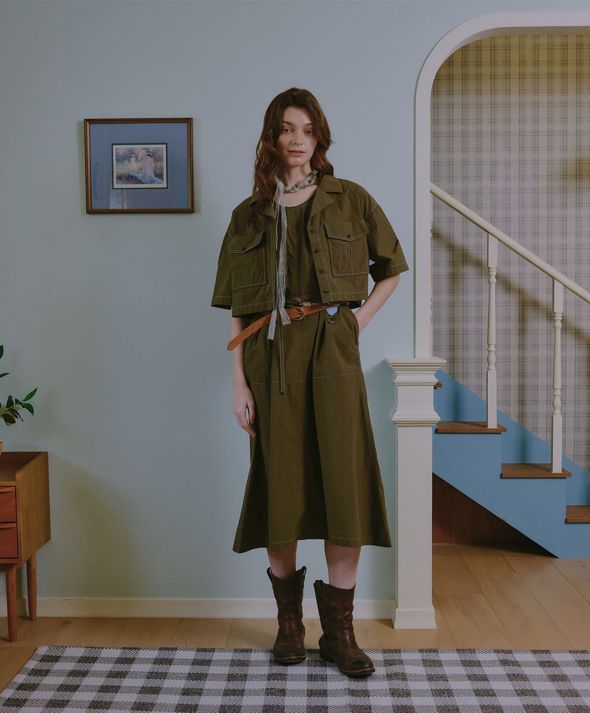누크피터(NUUKFITTER) HUNTER PACKABLE ONEPIECE_WOMEN [KHAKI]