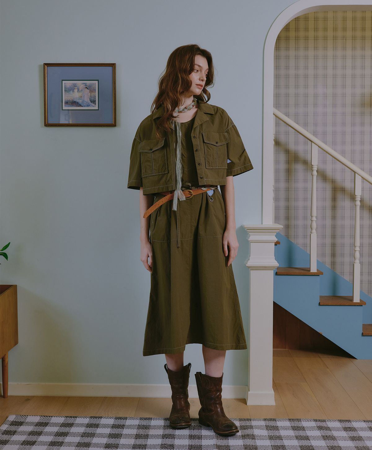 누크피터(NUUKFITTER) HUNTER PACKABLE ONEPIECE_WOMEN [KHAKI]