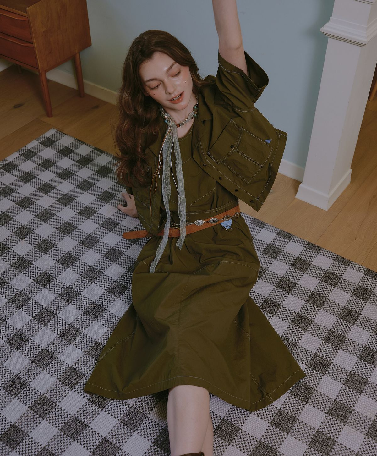 누크피터(NUUKFITTER) HUNTER PACKABLE ONEPIECE_WOMEN [KHAKI]