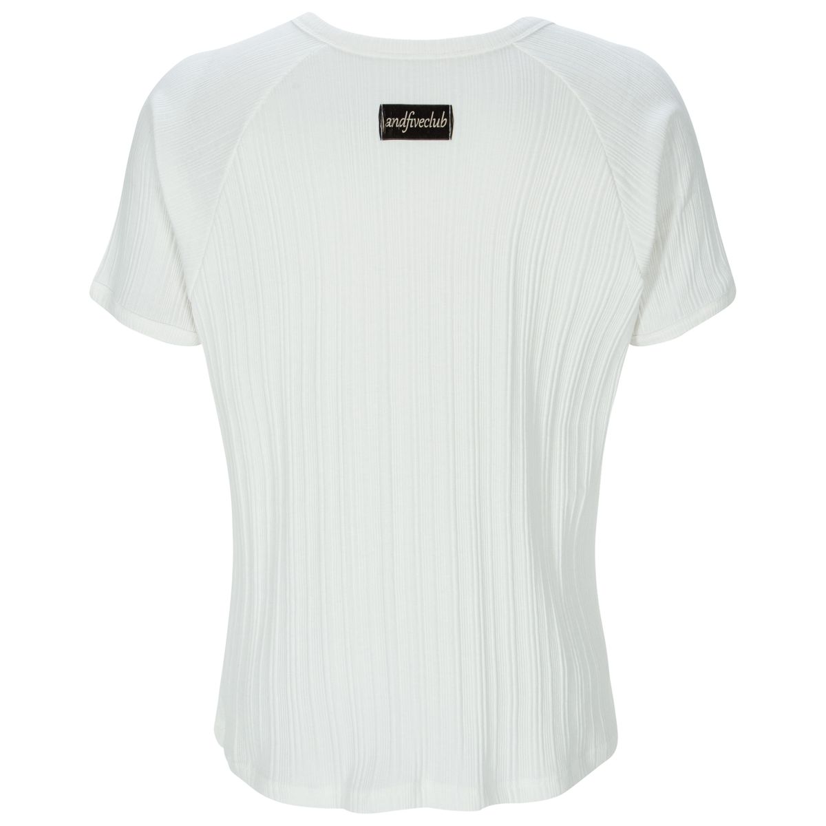 엔드파이브클럽(ANDFIVECLUB) henley neck raglan short sleeve [white]