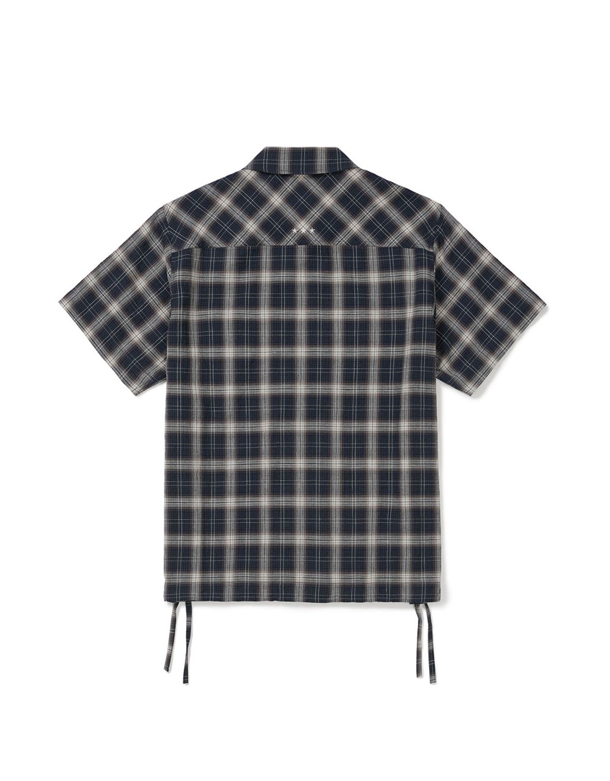 엠엠엘지(MMLG) [Mmlg] DAY WRINKLED HF SHIRT (NAVY)