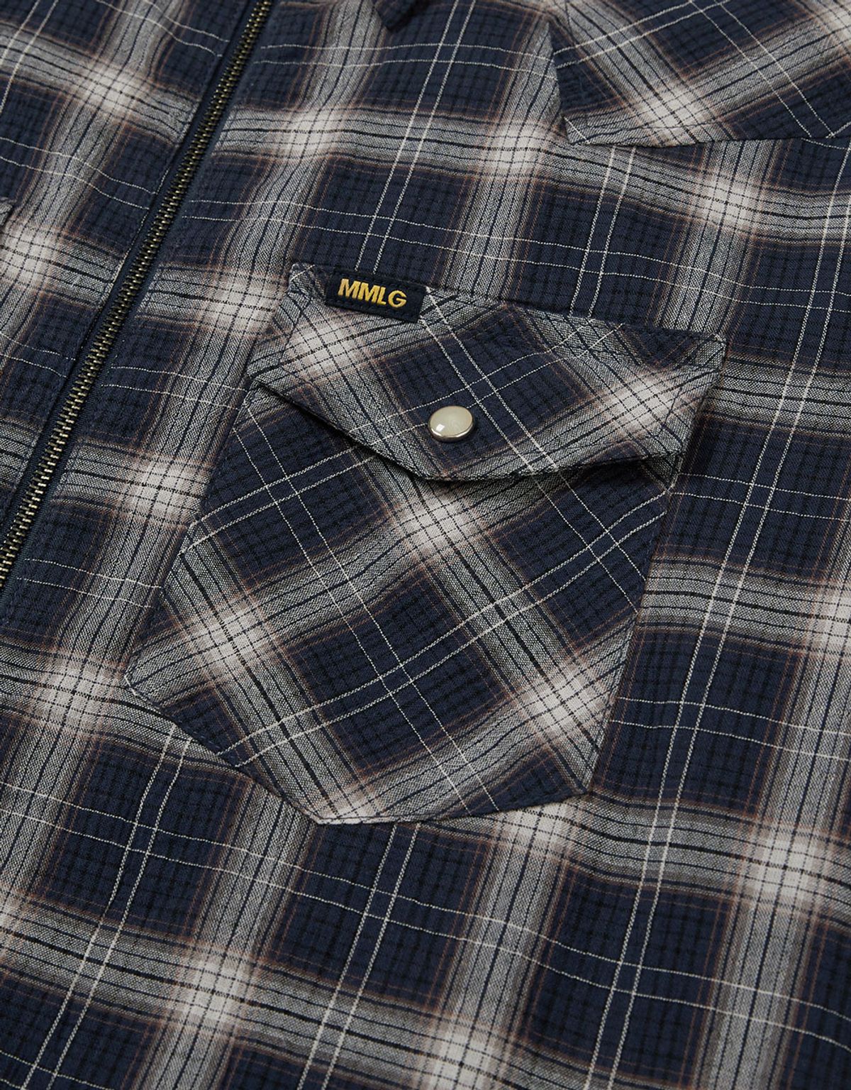 엠엠엘지(MMLG) [Mmlg] DAY WRINKLED HF SHIRT (NAVY)