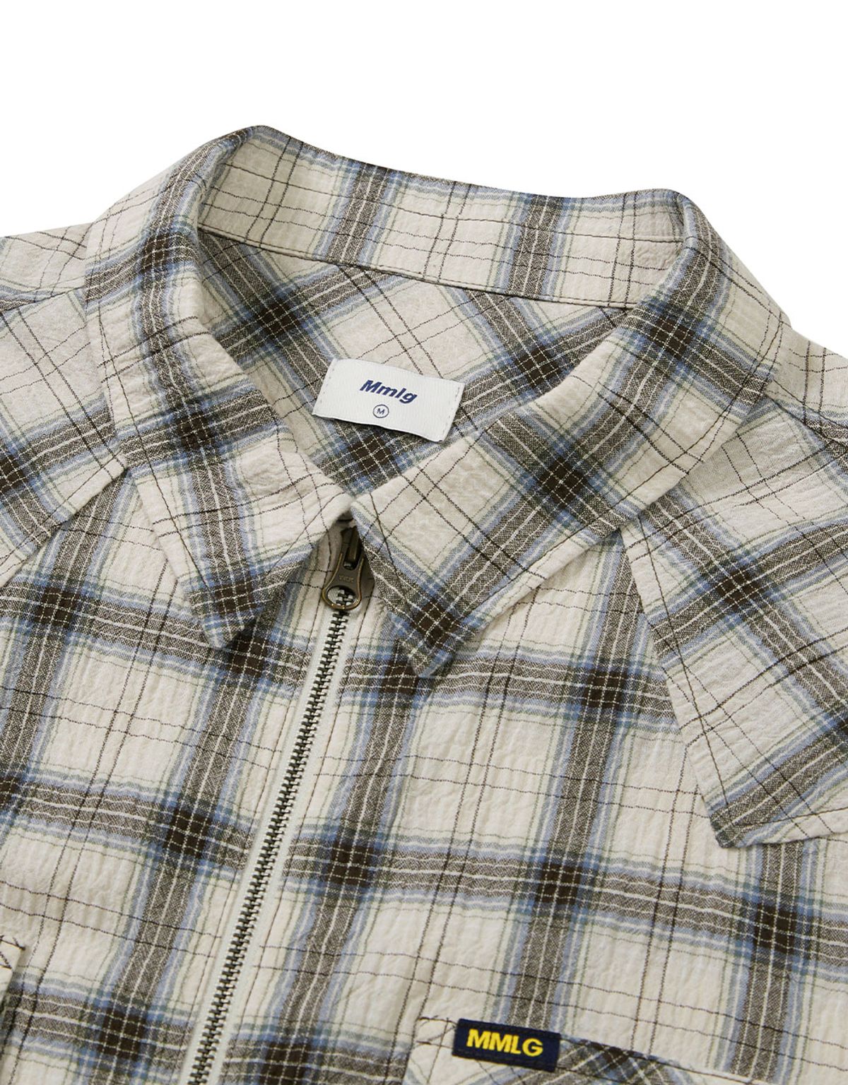 엠엠엘지(MMLG) [Mmlg] DAY WRINKLED HF SHIRT (IVORY)