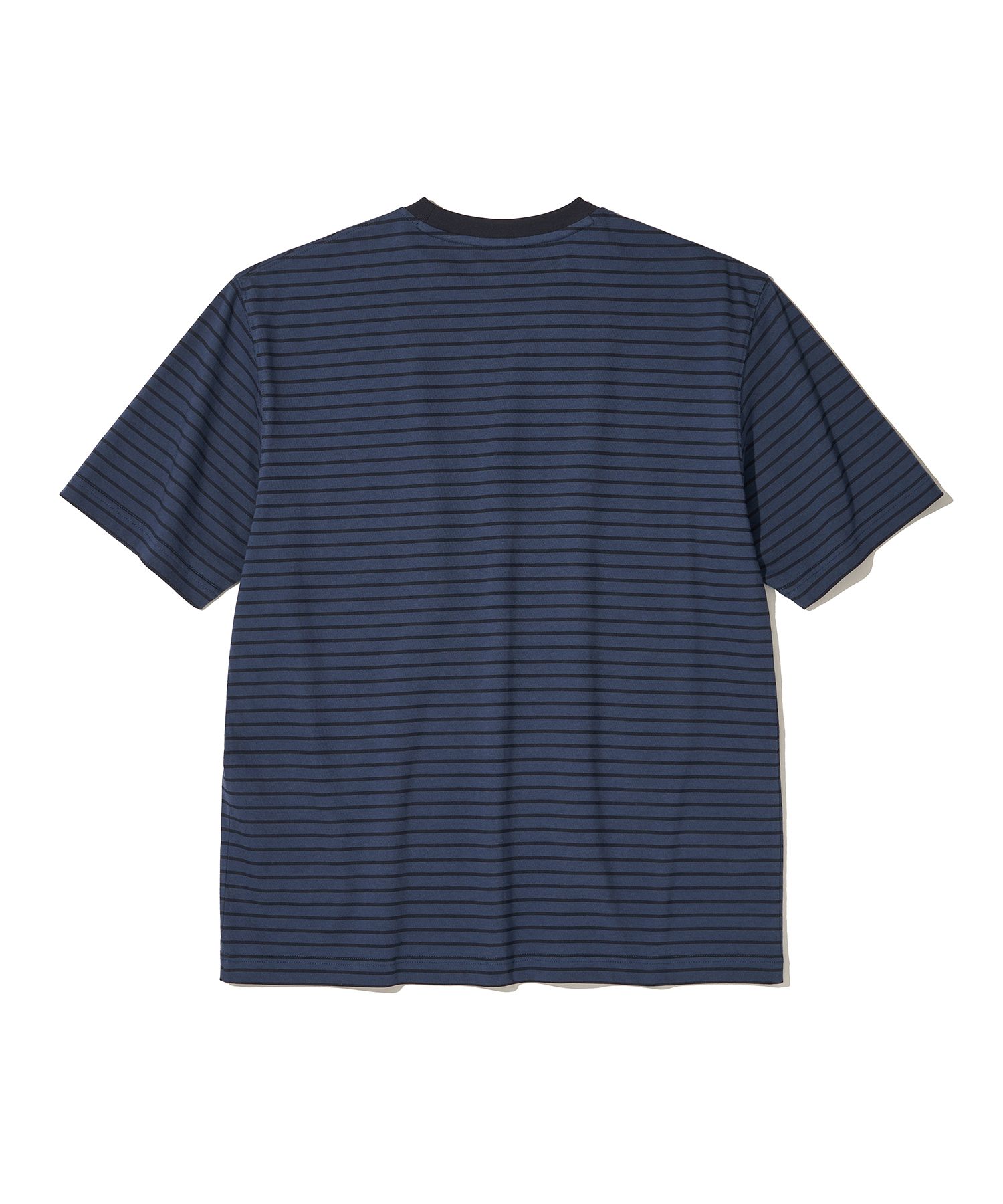 MUSINSA | URBANDTYPE Vintage Label Stripe T-Shirt_Navy