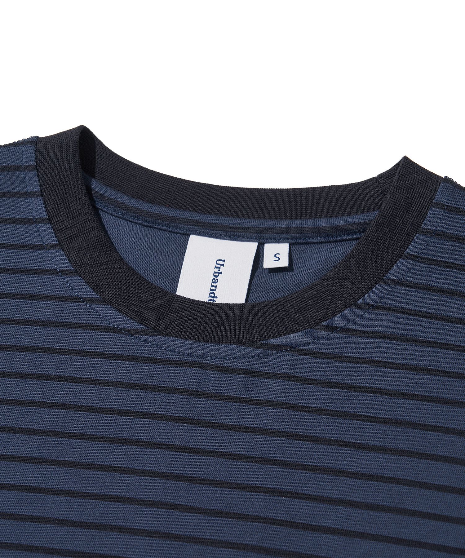 ★Urbandtype.★ Vintage Label Stripe T-ShirtNavy UBEUTS003NY MUSINSA | URBANDTYPE Vintage Label Stripe T-Shirt_Navy