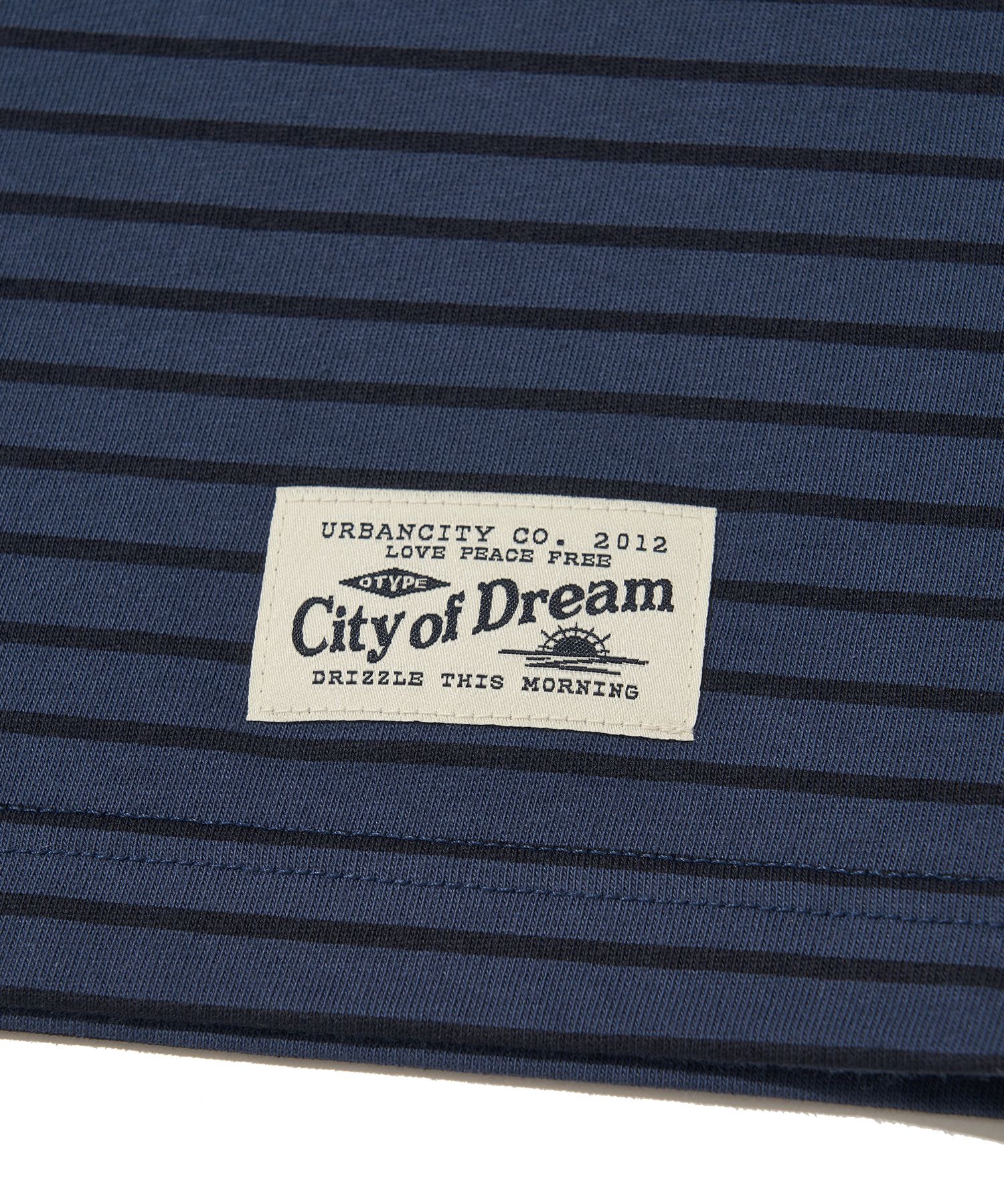 ★Urbandtype.★ Vintage Label Stripe T-ShirtNavy UBEUTS003NY MUSINSA | URBANDTYPE Vintage Label Stripe T-Shirt_Navy