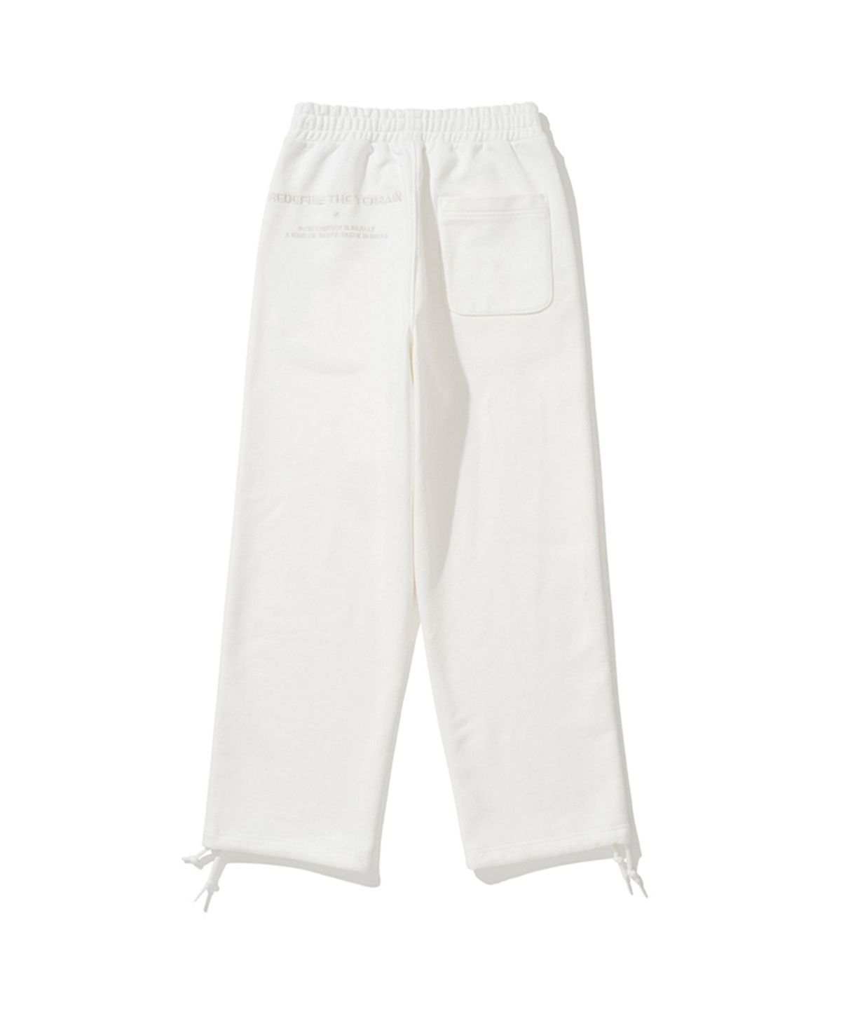 에르에르(ERER) Embroidered Detail SweatPants Ivory