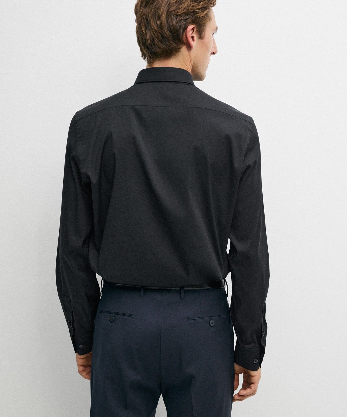 마시모두띠(MASSIMO DUTTI) 슬림핏 스트레치 셔츠