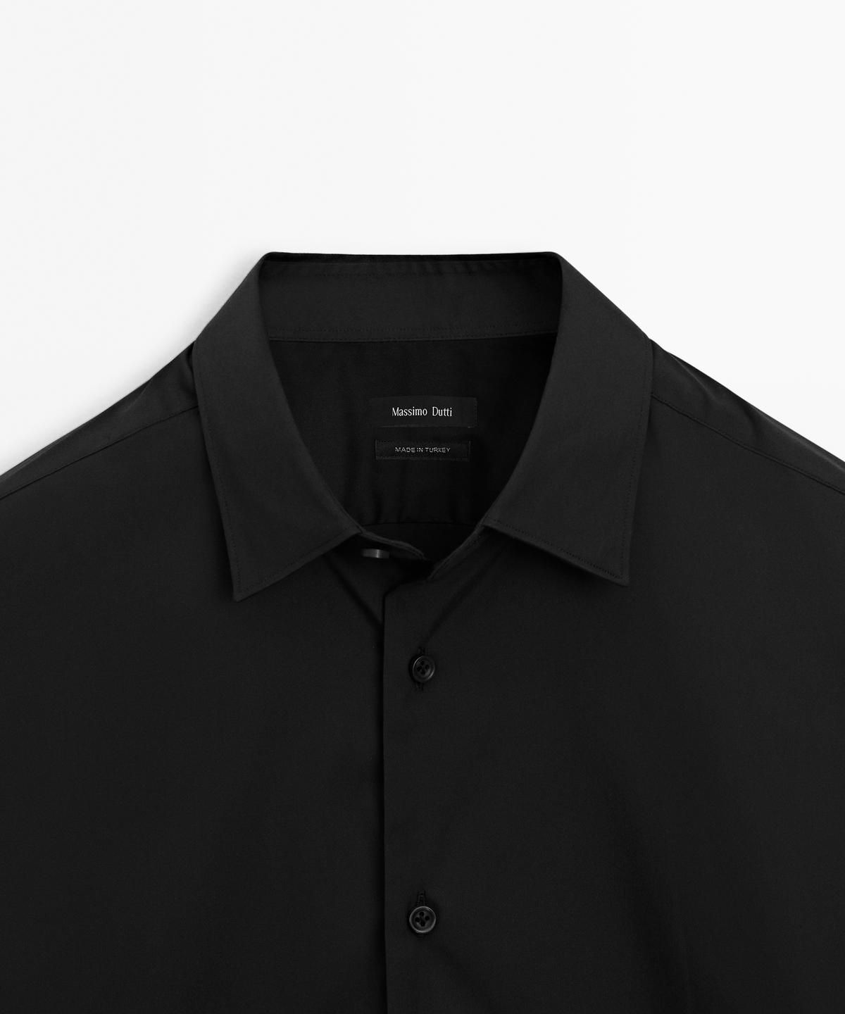 마시모두띠(MASSIMO DUTTI) 슬림핏 스트레치 셔츠
