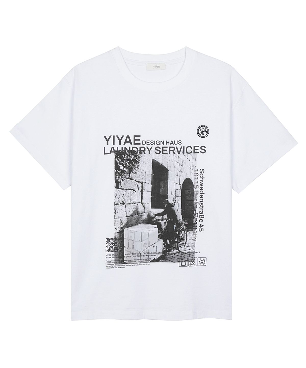 이예(YIYAE) Vintage Alley Laundry T-shirt _ White
