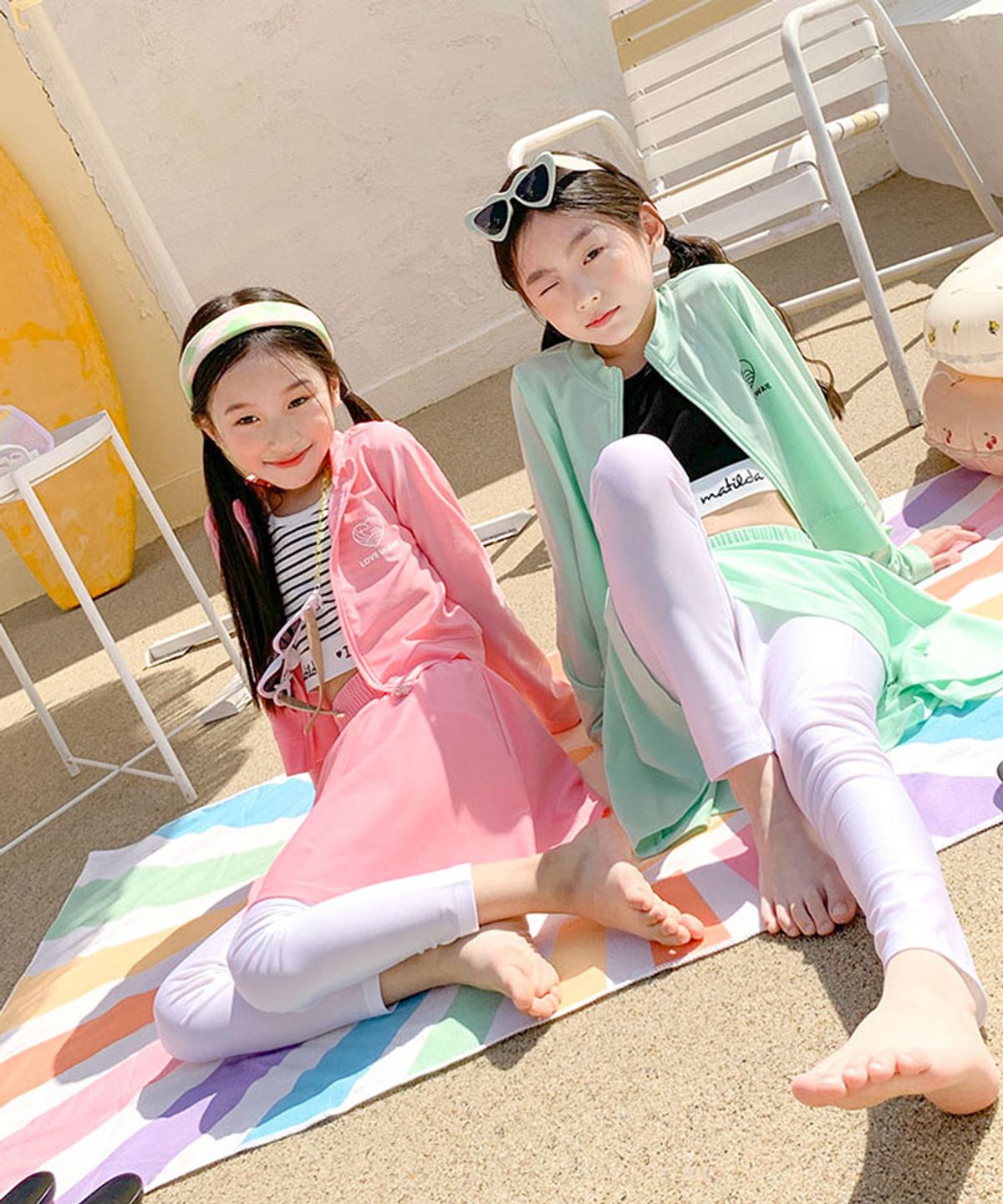 베리클로젯(BERRYCLOSET) 러브 웨이브 rashguard (3p)