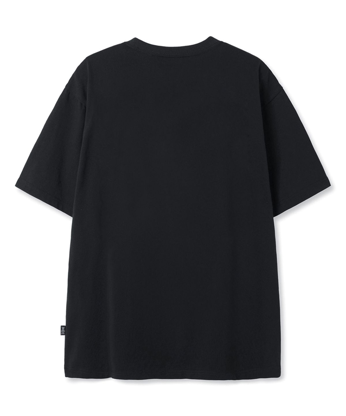 오픈야드(오와이)(OPENYARD(OY)) EMBOSSED ODOLLY TEE - BLACK