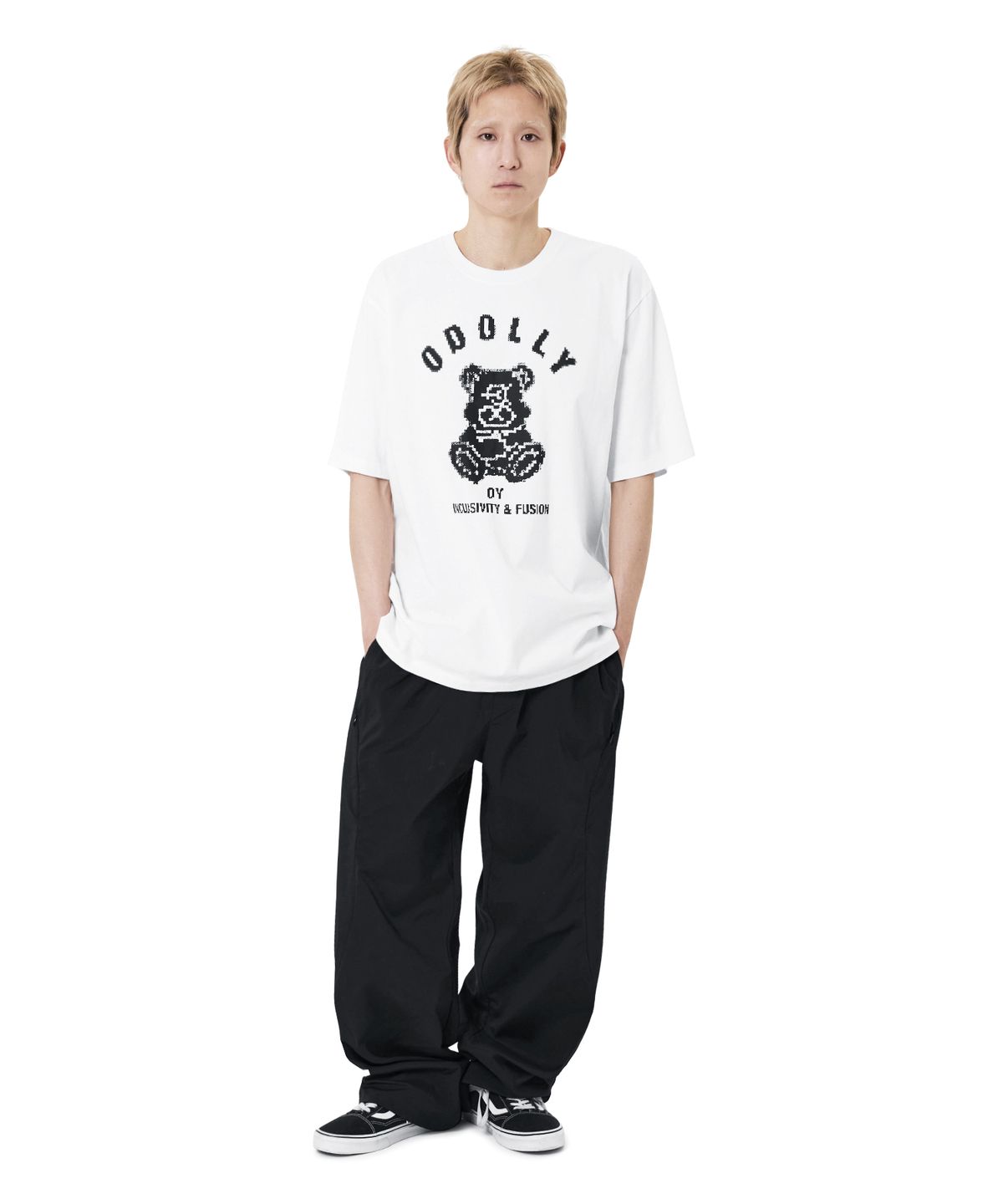 오픈야드(오와이)(OPENYARD(OY)) ARCH MOSAIC DOLLY TEE - WHITE