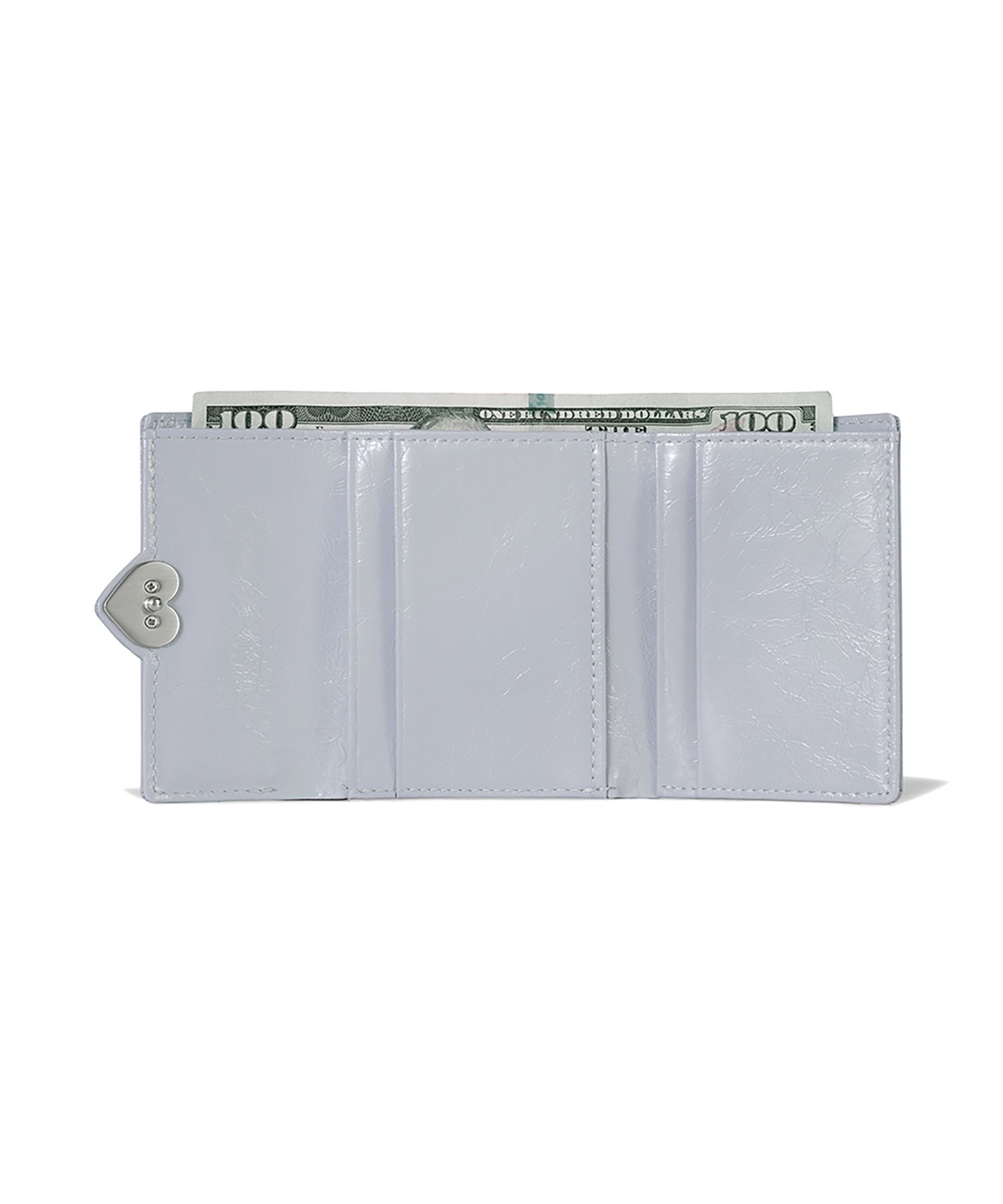 MUSINSA | fennec HEARTY FLAP WALLET - MISTY LAVENDER
