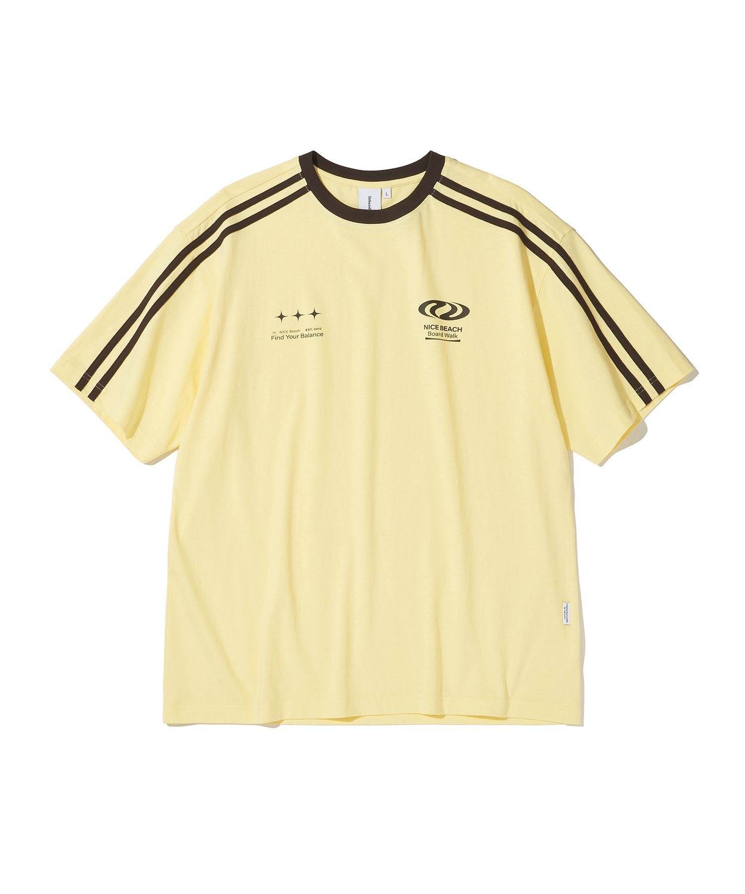 ★Urbandtype.★ Football Jersey T-Shirt Yellow UBEUTS002YL MUSINSA | URBANDTYPE Football Jersey T-Shirt_Yellow