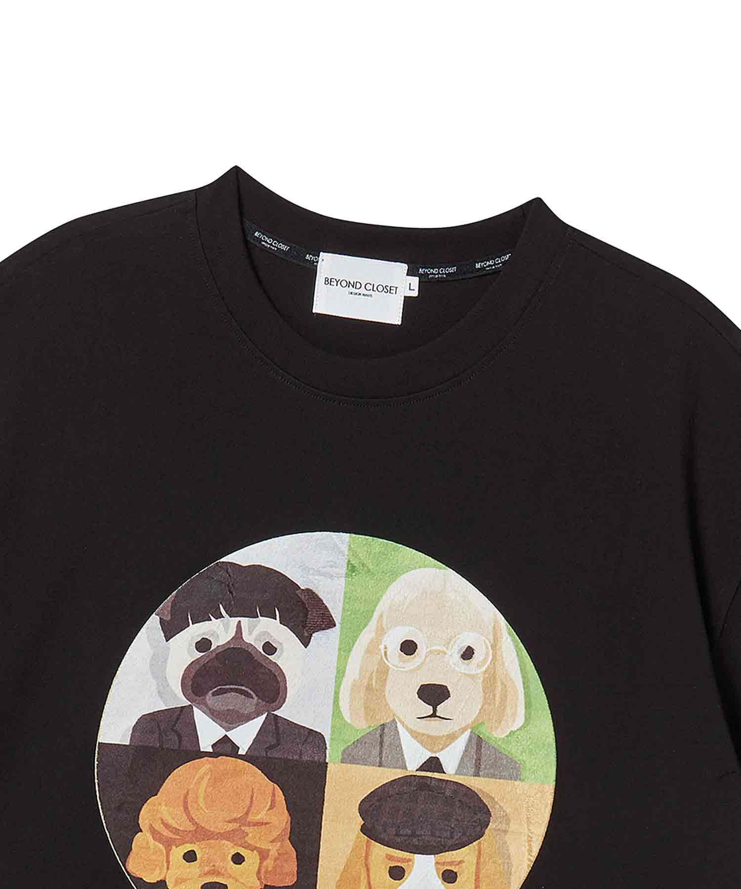 beyondclosetのILP Marine Patch Dog Short Sleeve T-Shirt MUSINSA | BEYOND CLOSET ILP Musician Band Patch Dog Short