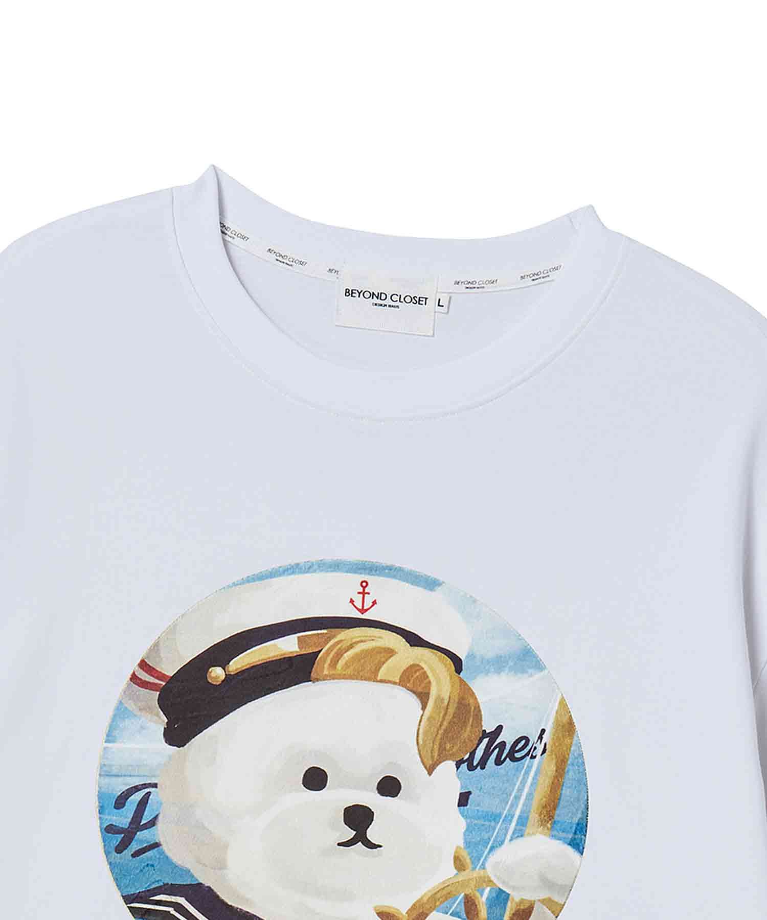 beyondclosetのILP Marine Patch Dog Short Sleeve T-Shirt MUSINSA | BEYOND CLOSET ILP Marine Patch Dog Short Sleeve T