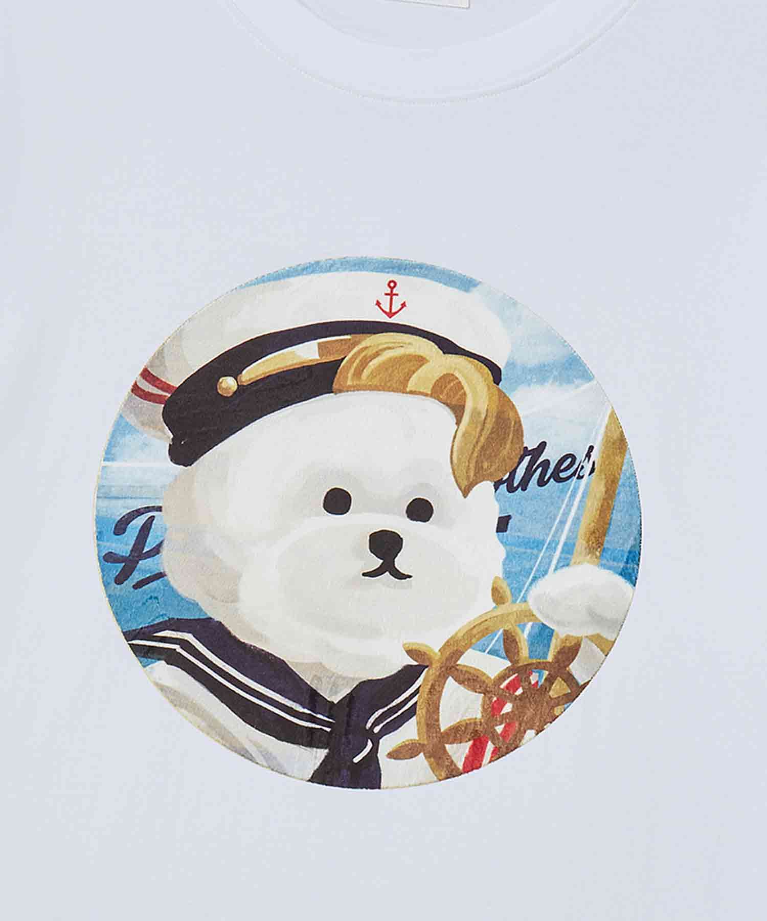 BEYOND CLOSET ♥ ILP Marine Patch Dog 1/2 T-Shirt MUSINSA | BEYOND CLOSET ILP Marine Patch Dog Short Sleeve T