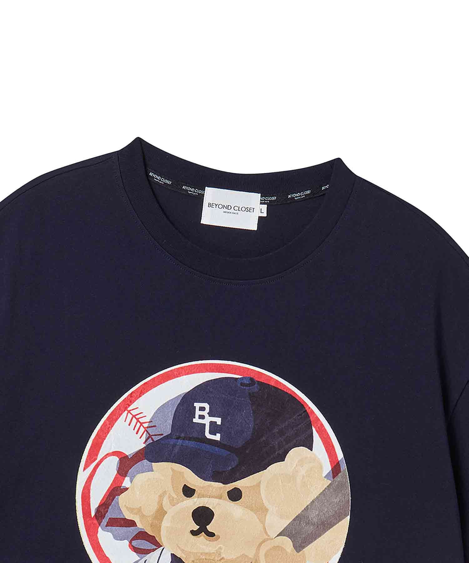 ★BeyondCloset★ILP APPLIQUE DOG BOTH-SIDE FABRIC T-SHIRTS★ MUSINSA | BEYOND CLOSET ILP Baseball Patch Dog Short Sleeve