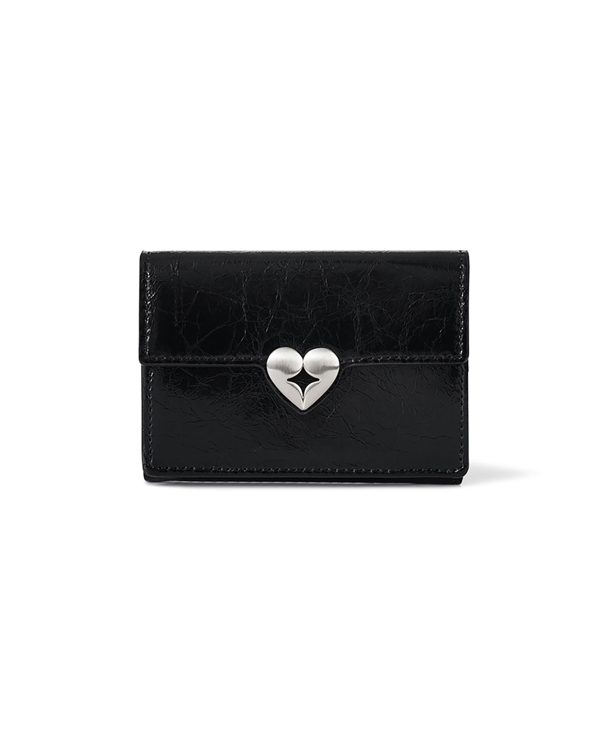 페넥(FENNEC) HEARTY TRIPLE WALLET - BLACK
