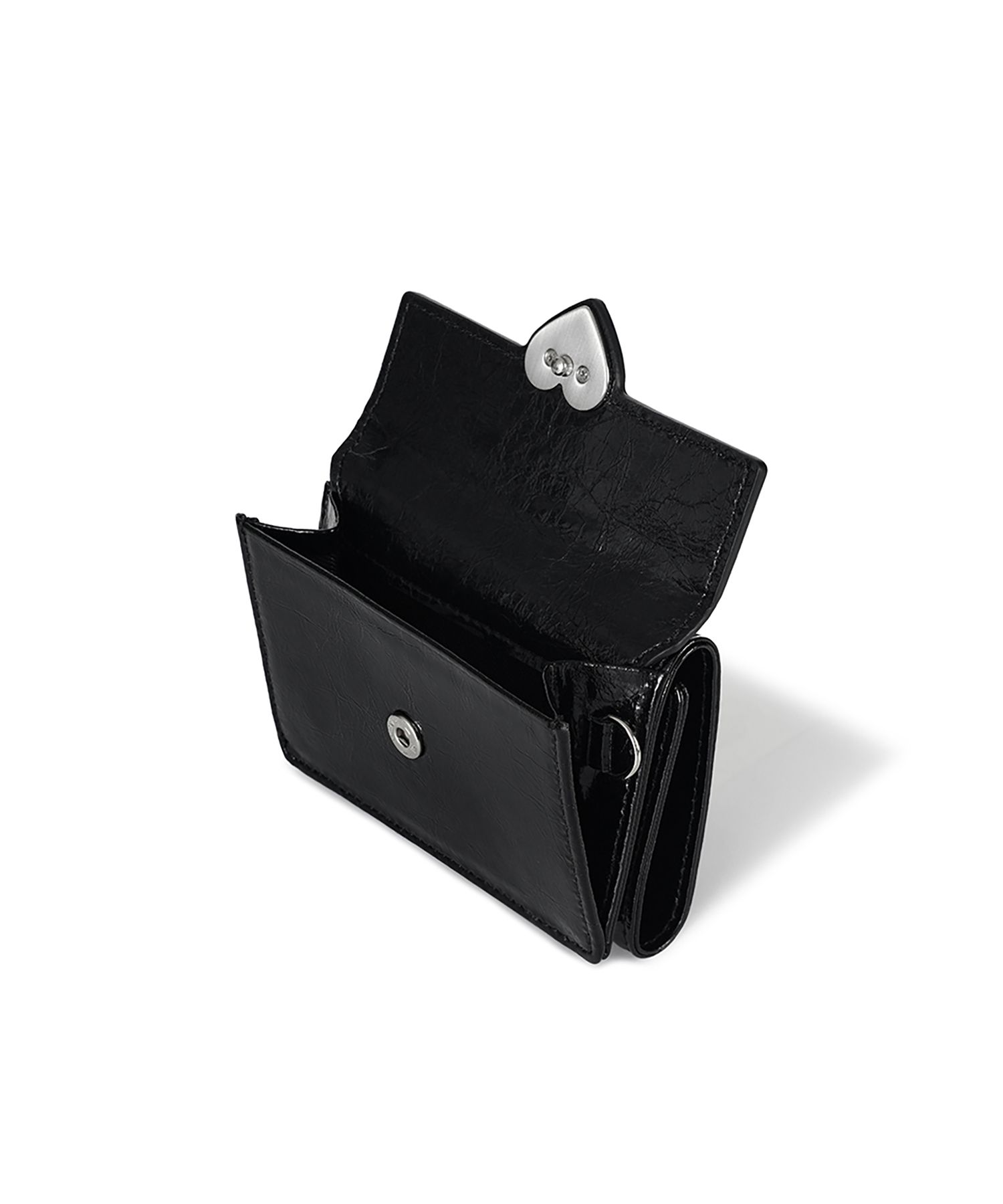 ●Fennec● HEARTY TRIPLE WALLET BLACK FB1WT08BKF MUSINSA | fennec HEARTY TRIPLE WALLET - BLACK