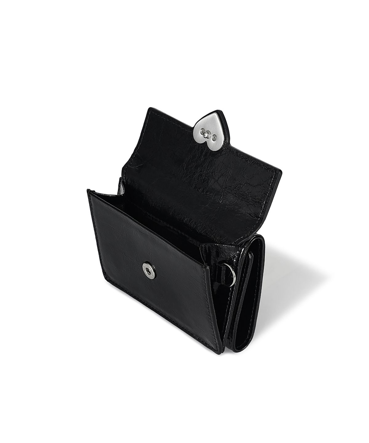 페넥(FENNEC) HEARTY TRIPLE WALLET - BLACK