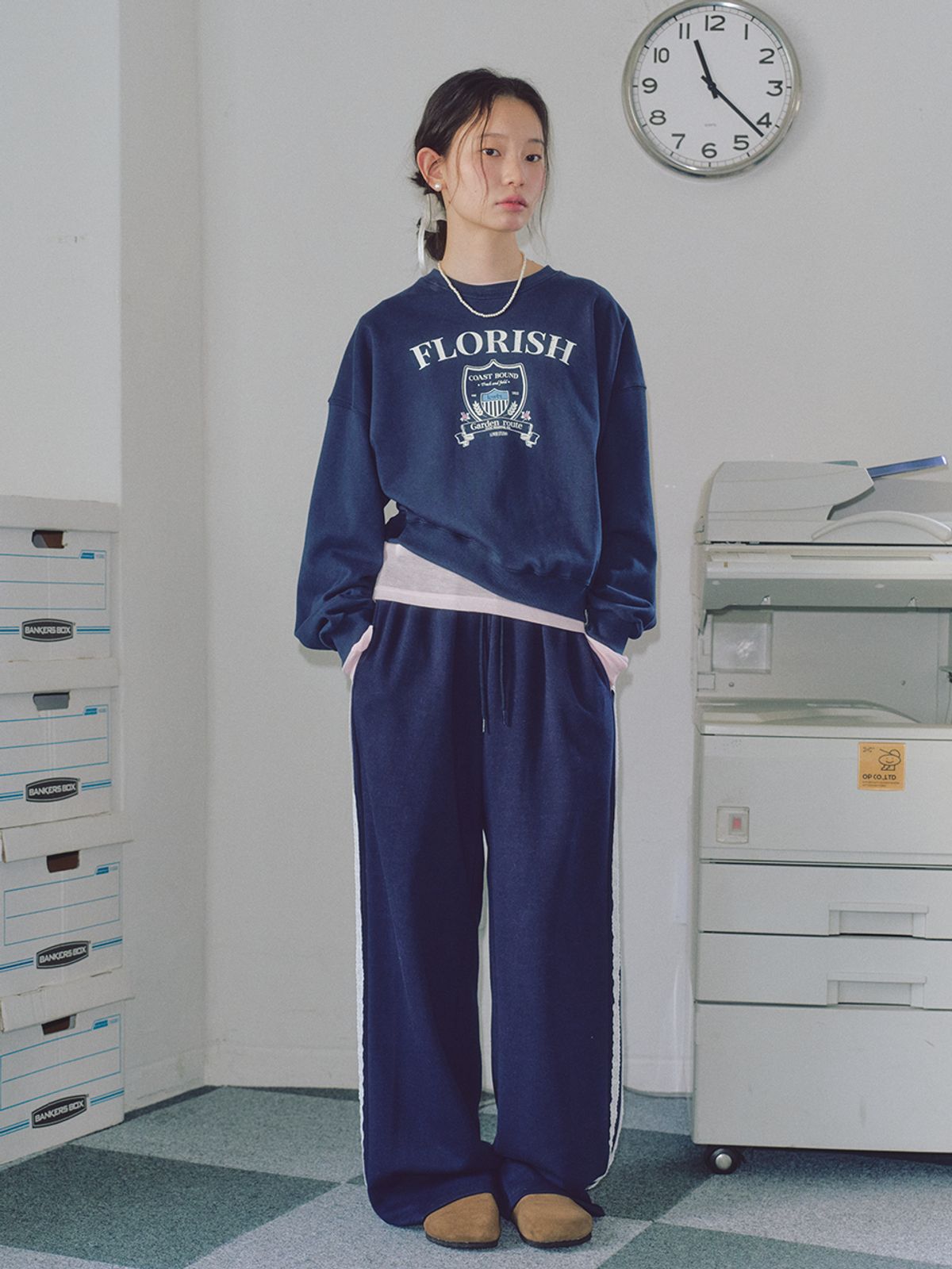 로우비(LOWBI) CANDY TENCEL T-SHIRTS LIGHT PINK