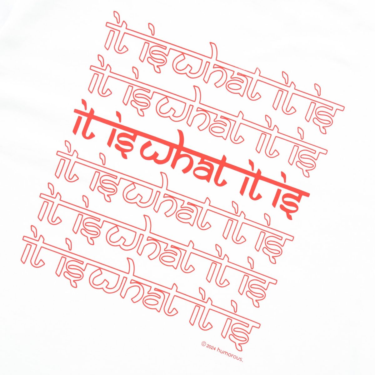 휴머러스 어카운트(HUMOROUS ACCOUNT) IWI H/S TEE / OFF WHITE