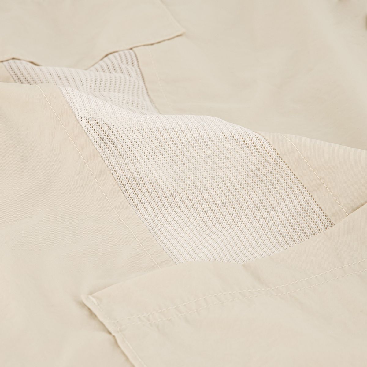 휴머러스 어카운트(HUMOROUS ACCOUNT) GUAYABERA HALF SHIRT / ECRU