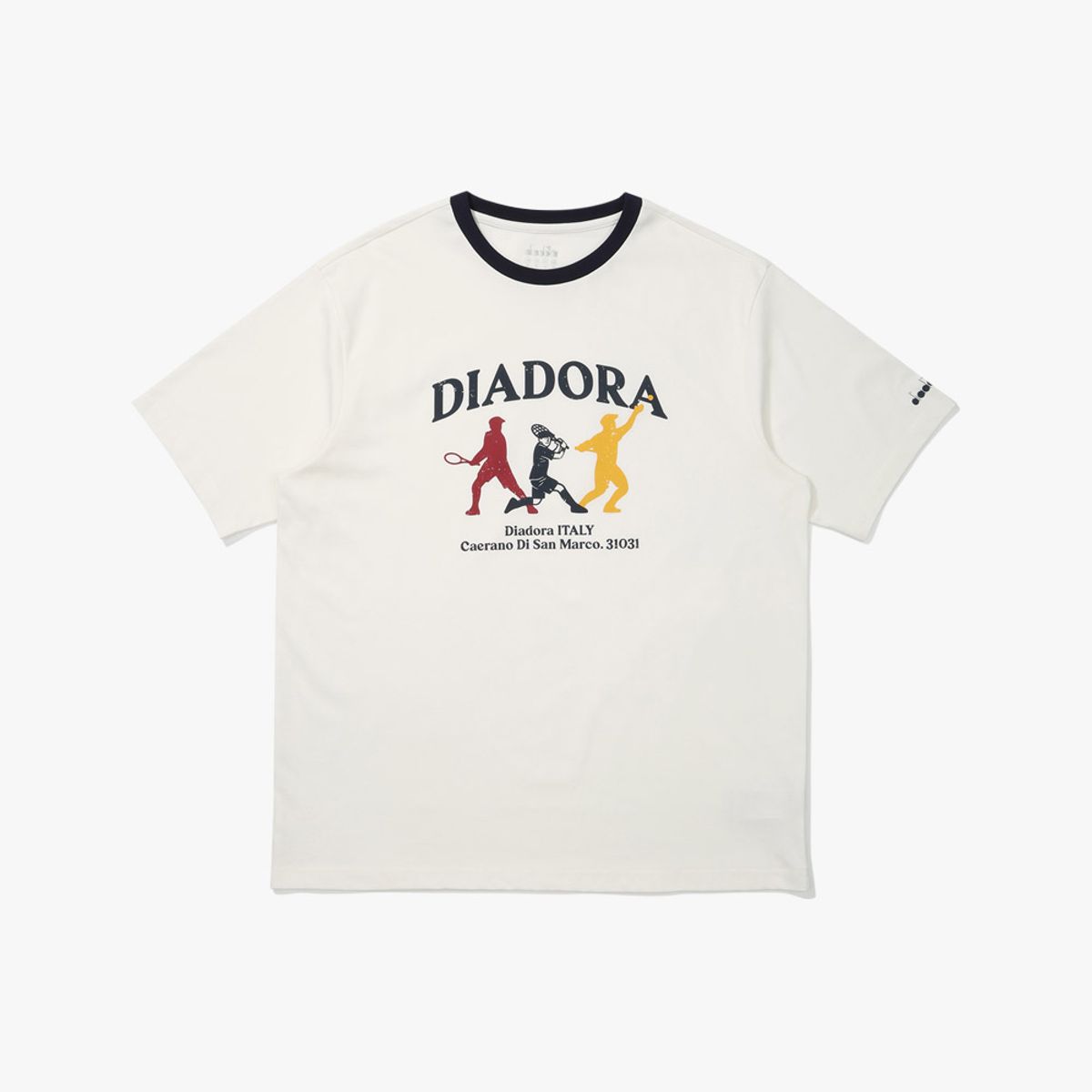 디아도라(diadora) 테니스 스윙 링거 반팔 티셔츠 OFF WHITE