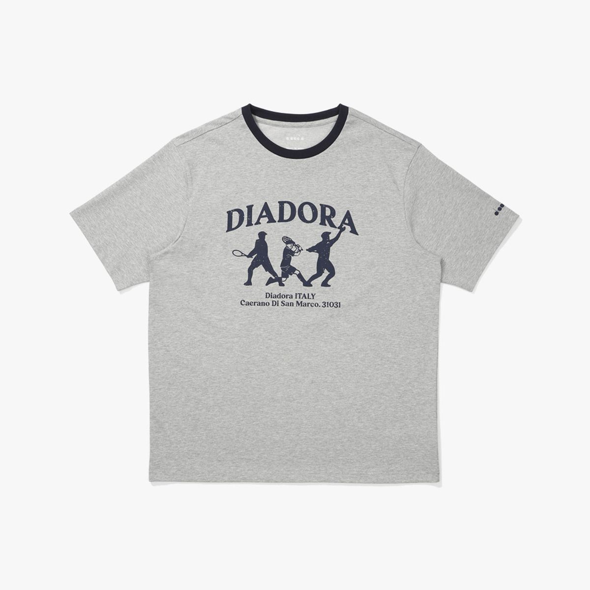 디아도라(diadora) 테니스 스윙 링거 반팔 티셔츠 GREY