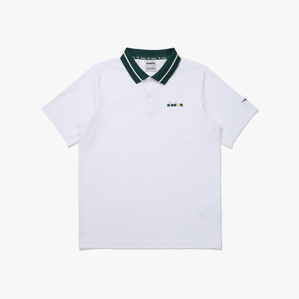 디아도라(diadora) 클래식 테니스 카라 반팔 티셔츠 WHITE