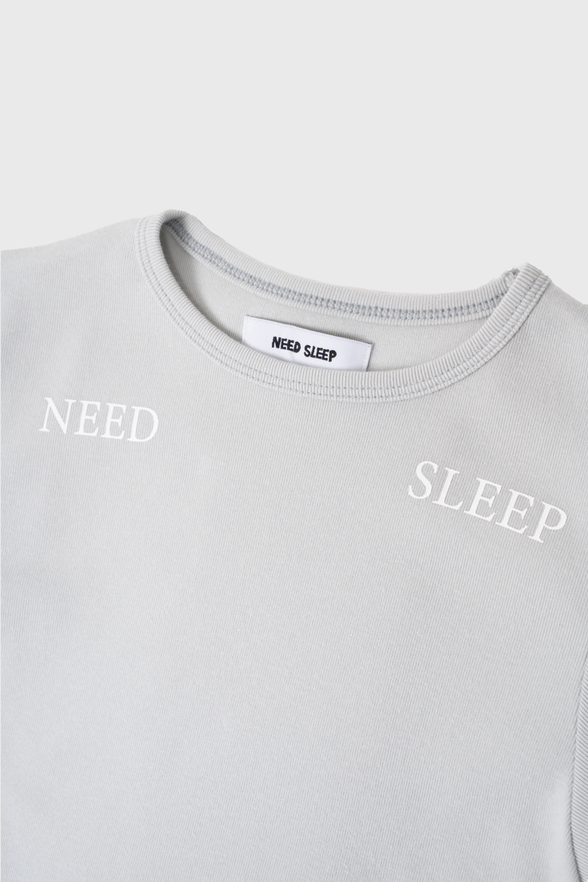 니드슬립(NEED SLEEP) 1/2 light need sleep tee [ice blue]