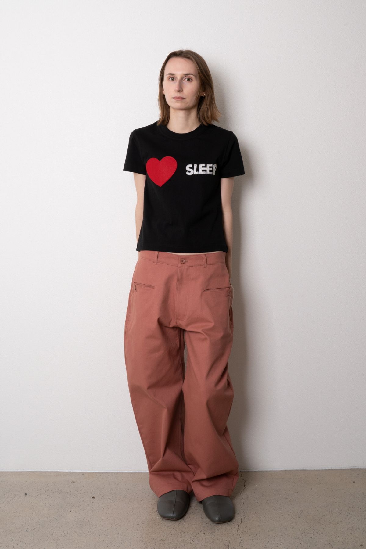 니드슬립(NEED SLEEP) 1/2 i love sleep tee [black]