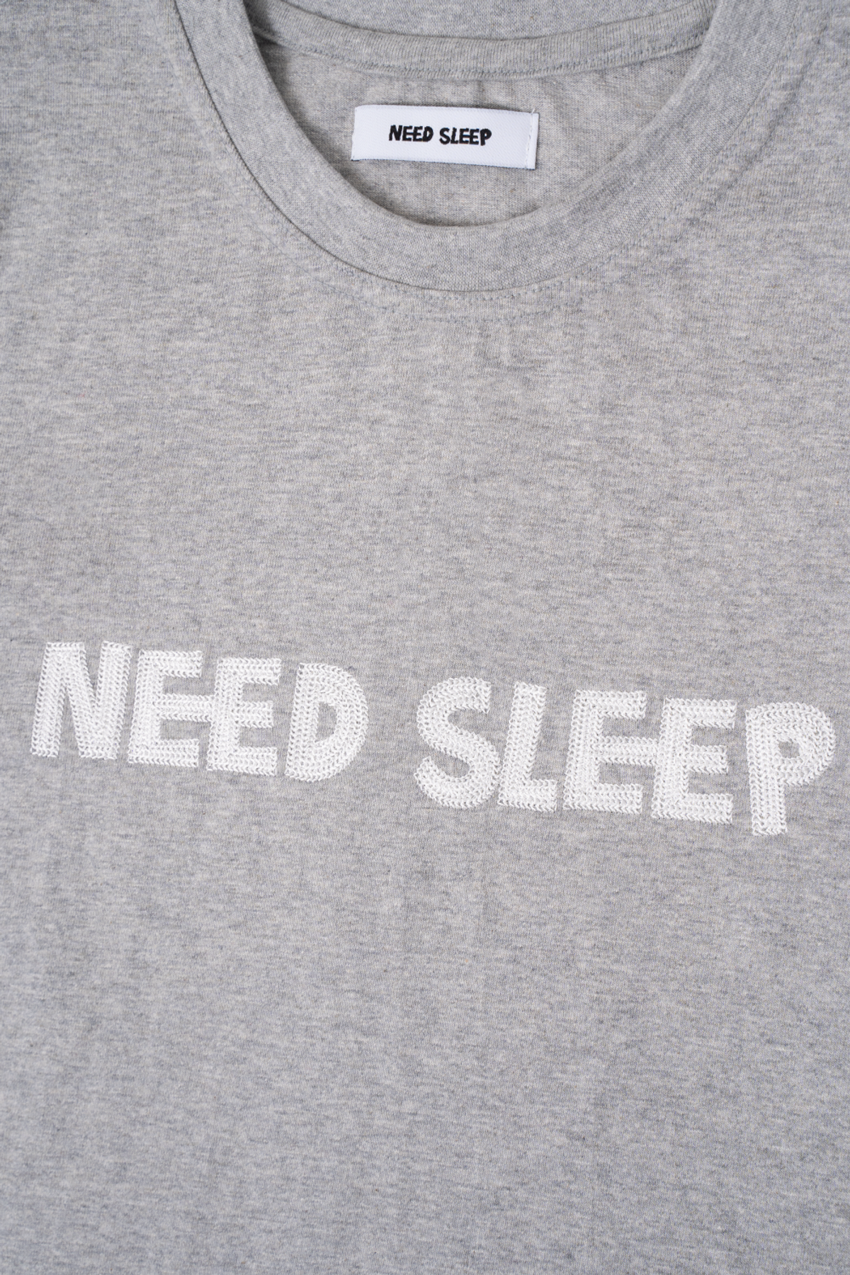 니드슬립(NEED SLEEP) 1/2 need sleep tee [melange grey]