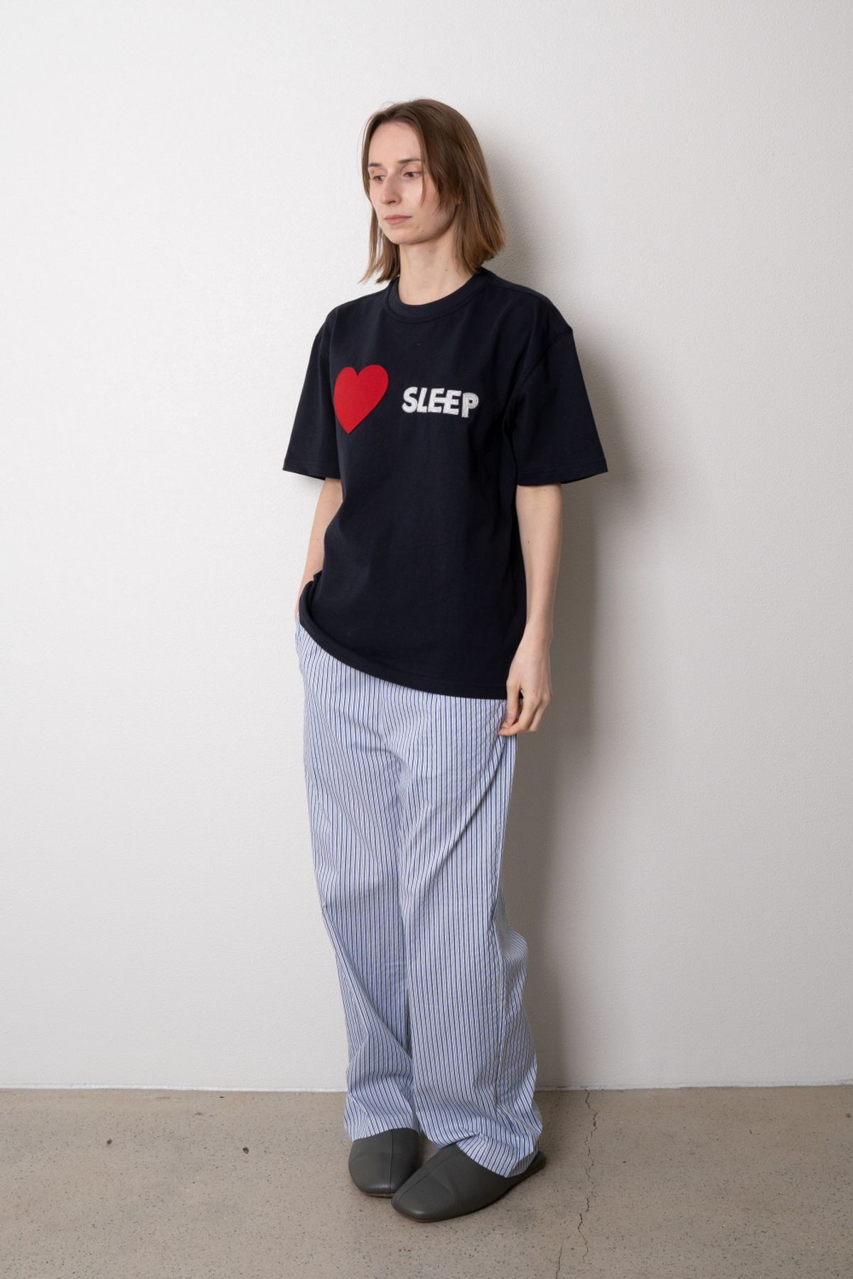 니드슬립(NEED SLEEP) i love sleep tee [dark navy]