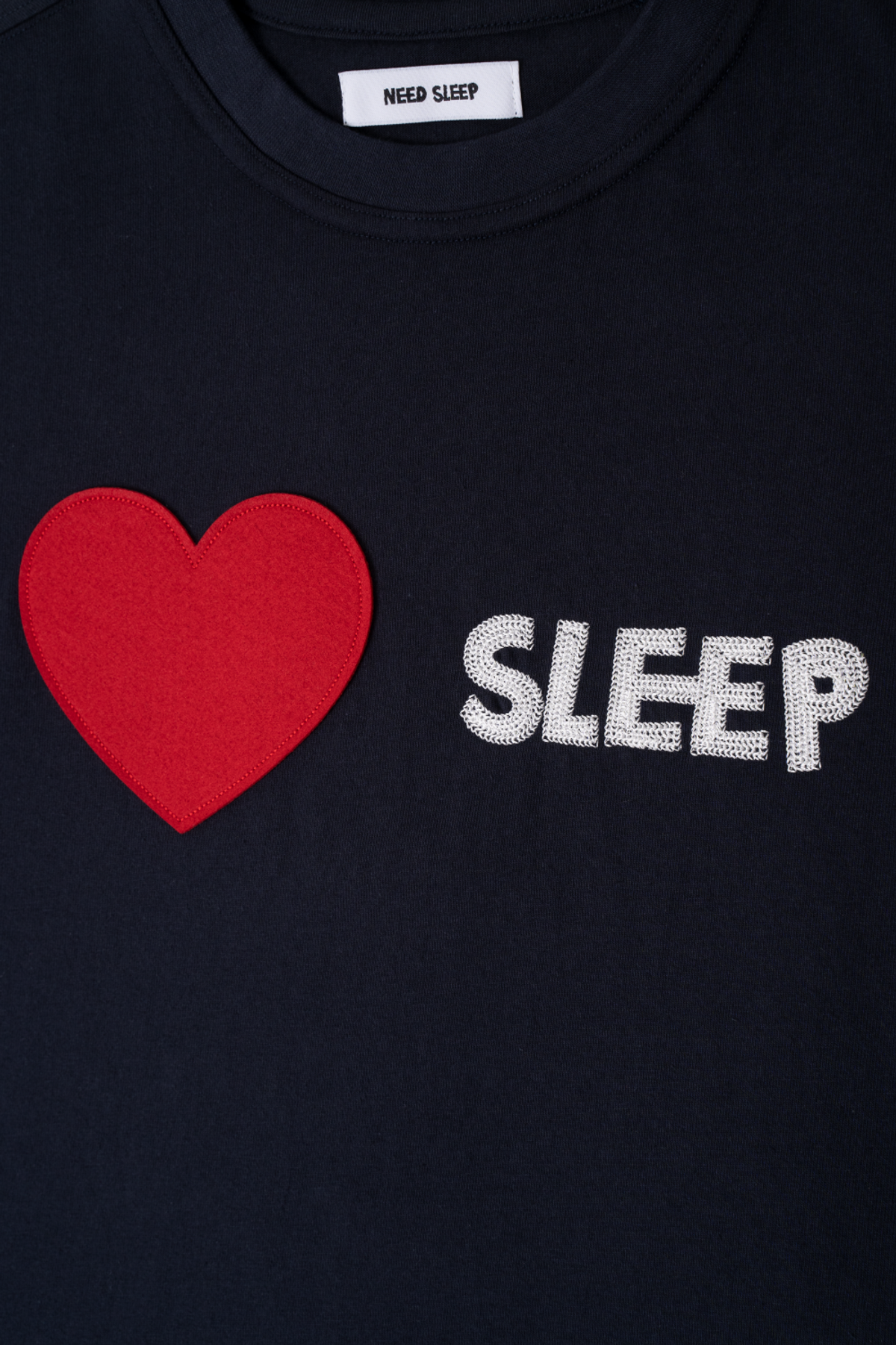 니드슬립(NEED SLEEP) i love sleep tee [dark navy]